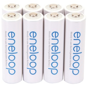 Panasonic BK-3MCCA8BA eneloop Rechargeable Batteries (A...