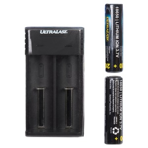 Ultralast UL1865K-26 Lithium Ion Charger/Batteries Comb...