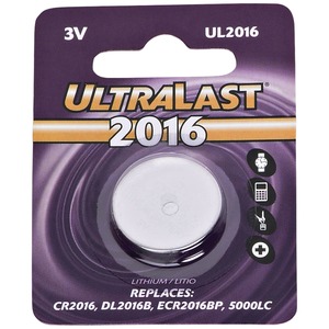 Ultralast UL2016 UL2016 CR2016 Lithium Coin Cell Batter...
