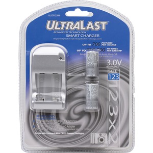 Ultralast ULCR123RK ULCR123RK Smart Charger with 2 Rech...