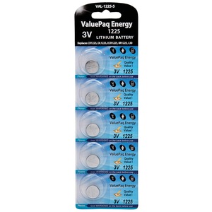 Dantona VAL-1225-5 ValuePaq Energy 1225 Lithium Coin Ce...