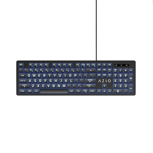 Azio KB512 KB512 Vision USB Wired Computer Keyboard for...