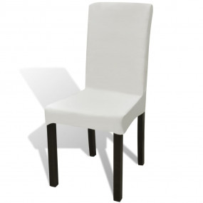 Cover Set of 6 Cream 90% Polyester, 10% Elastane Univer...