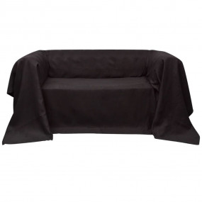 Slipcover Brown Micro-suede Polyester 82.7 x 110.2 in