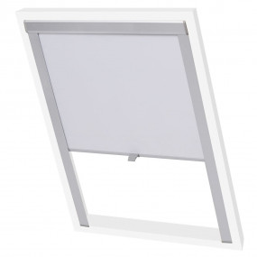 Blackout Roller Blind White Polyester, Aluminum