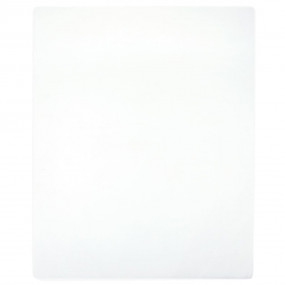Jersey Fitted Sheet Set of 2 White 100% Cotton 70.9 in ...