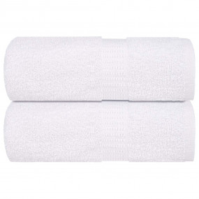 Washcloth Set of 2 White 100% Cotton 5.9x8.3 in Washclo...