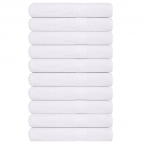 Sauna Towel Set of 10 White 100% cotton 31.5 x 78.7 in