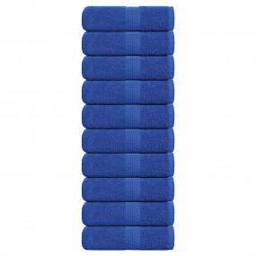 Soap Towel Set of 10 Blue 100% Cotton 11.8 x 11.8 in So...