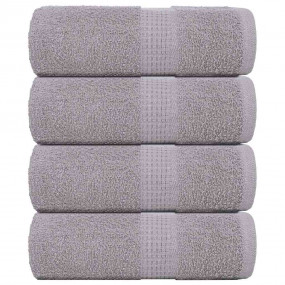 Soap Towel Set of 4 Grey 100% ring-spun cotton 11.8x11....