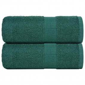 Soap Towel Set of 2 Green 100% Cotton 11.8x11.8 in Soap...