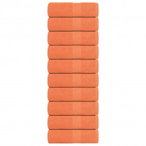 Soap Towel Set of 10 Orange 100% ring-spun cotton