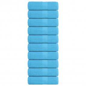 Soap Towel Set of 10 Turquoise 100% Cotton 11.8 x 11.8 ...