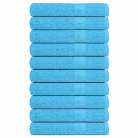Towel Set of 10 Turquoise 100% Cotton XXL Bath Towel