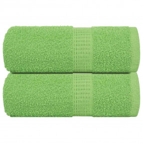 Soap Towel Set of 2 Apple Green 100% Cotton 11.8 x 11.8...