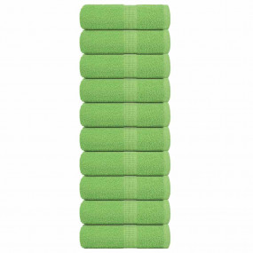 Soap Towel Set of 10 Apple Green 100% Cotton 11.8 x 11....