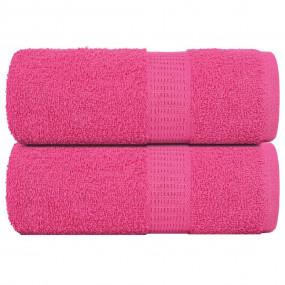 Soap Towel Set of 2 Pink 100% cotton 11.8x11.8 in Soap ...