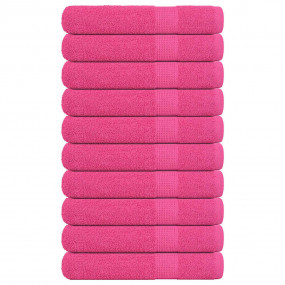 Towel Set of 10 Pink 100% cotton Extra Large Towel