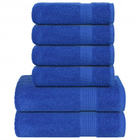 Towel Set Blue 100% Ring-Spun Cotton
