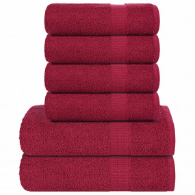 Towel Set Bordeaux 100% Cotton Various Sizes Durable To...