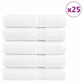 Bath Towel Set of 25 White 100% ring-spun cotton 39.4 x...