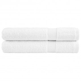 Sauna Towel Set of 2 White 100% cotton Large Sauna Towe...