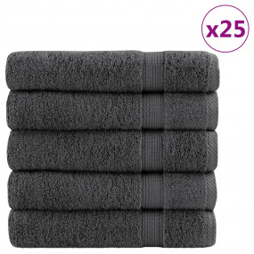 Bath Towel Set of 25 Anthracite 100% ring-spun cotton