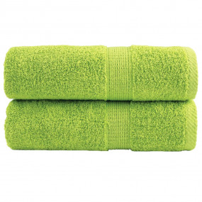 Guest Towel Set of 2 Apple Green 100% cotton 11.8x19.7 ...
