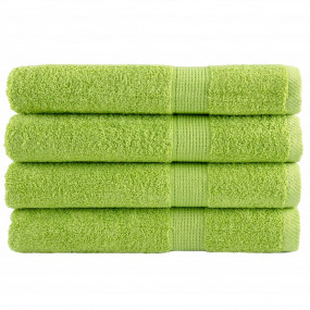 Towel Set of 4 Apple Green 100% Cotton XXL Bath Towel