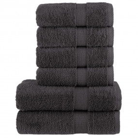 Towel Set Charcoal 100% ring-spun cotton