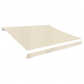 Awning Cream Polyester 20 x 10 ft Retractable Awning