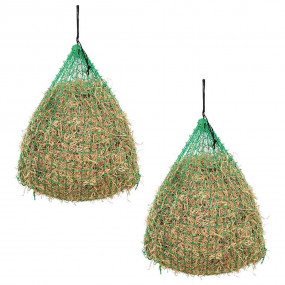Hay Net Set of 2 Green Polypropylene