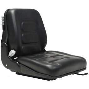 Tractor Seat Black Steel frame, PVC upholstery Standard