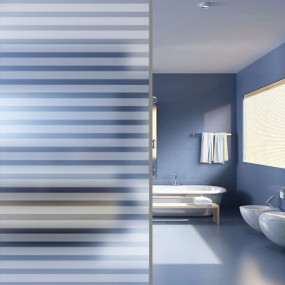 Window Film Frosted PVC 35.4 in x 32.8 ft roll Decorati...