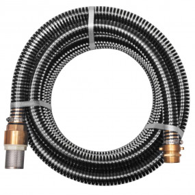 Suction Hose Black Plastic, Brass 13.1 Feet Length Suct...