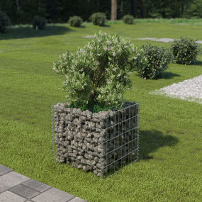 Gabion Raised Bed Silver Galvanized Steel Standard