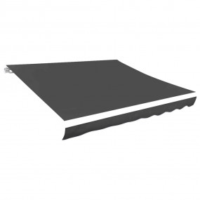 Awning Anthracite Polyester with PU coating