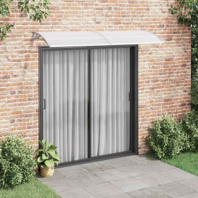 Door Canopy Grey brackets, Transparent sheets