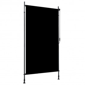 Roller Blind Anthracite Polyester with PA coating 47.2 ...