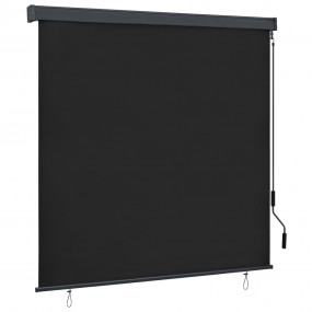 Roller Shade Anthracite Polyester 63.0 x 98.4 in Retrac...