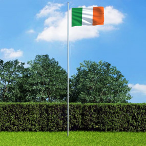 Ireland Flag Green, White, Orange 68D 100% Polyester Me...
