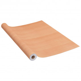 Door Film Japanese Oak PVC 196.9 x 35.4 in Waterproof m...