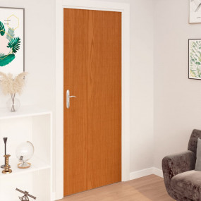 Door Film Light Oak PVC 197 x 35.4 in Waterproof Door F...