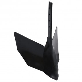 Tiller Plough Attachment Black Metal Medium