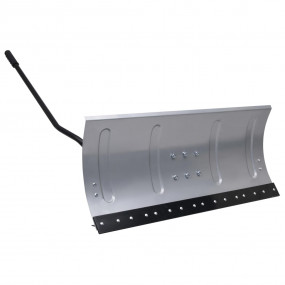 Snow Shield For Lawnmower Silver Powder-coated steel, r...