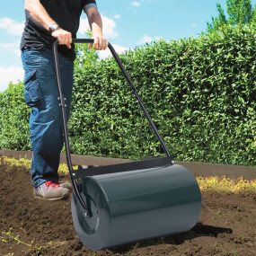 Lawn Roller Green and Black Steel Standard Sturdy Lawn ...