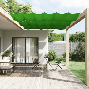 Vertical Awning Light Green Oxford Fabric 70.9x106.3 in