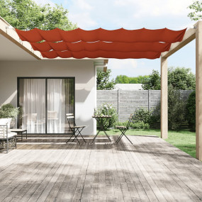 Vertical Awning Terracotta Oxford fabric (100% polyeste...
