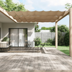 Vertical Awning Taupe Oxford fabric (100% polyester) Ex...