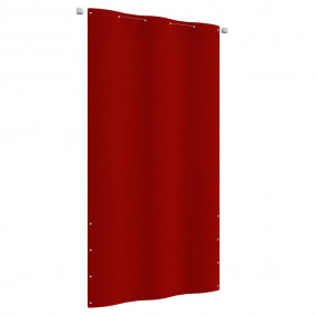 Balcony Screen Red Oxford fabric (100% polyester) 47.2 ...